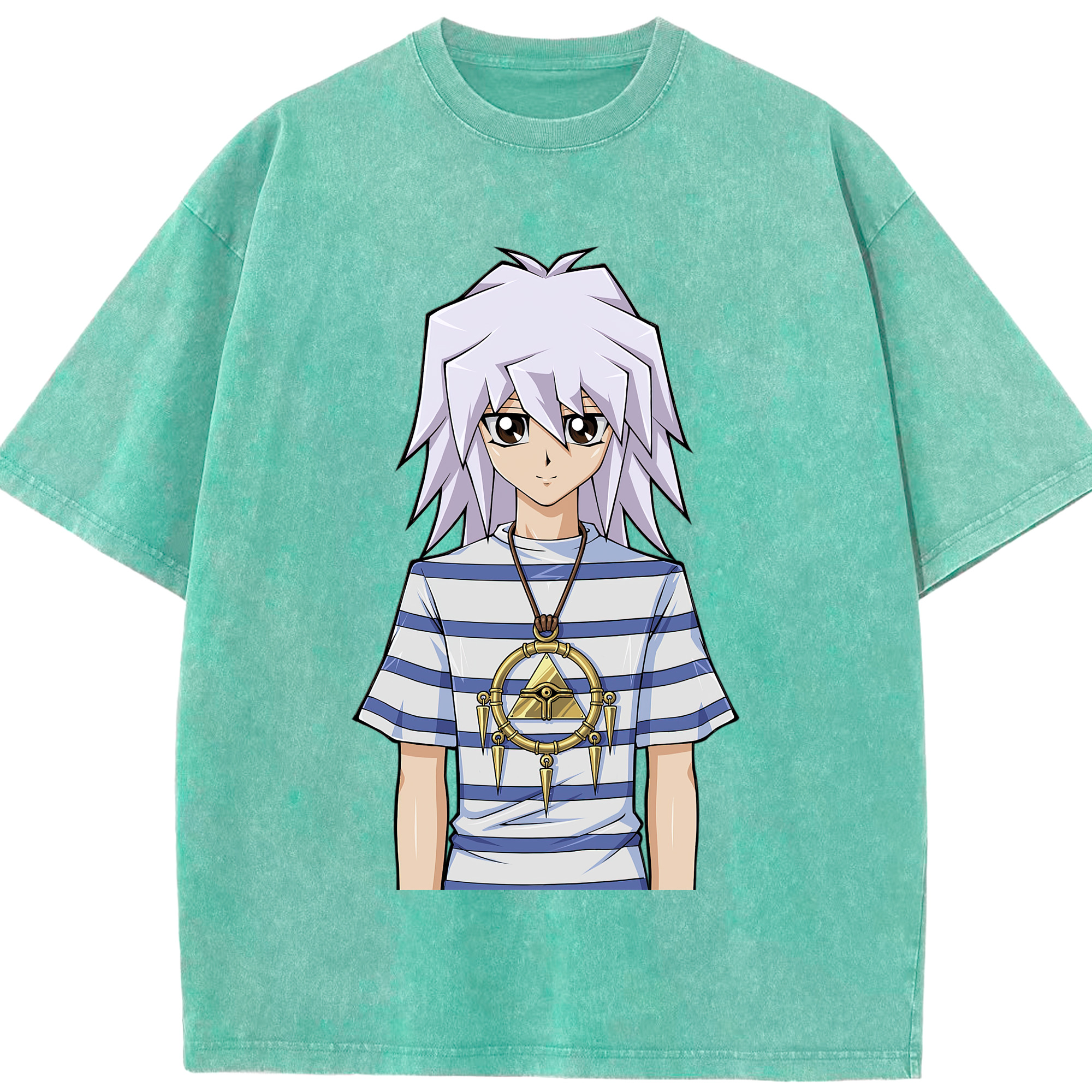 （画像用） 遊☆戯☆王 Yu-Gi-Oh! 綿100% ヴィンテージ風 半袖Tシャツ（フロントプリント）